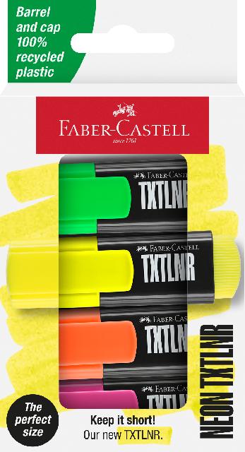 Textmarker Castell TXTLNR SF1542 4er Kartonetui