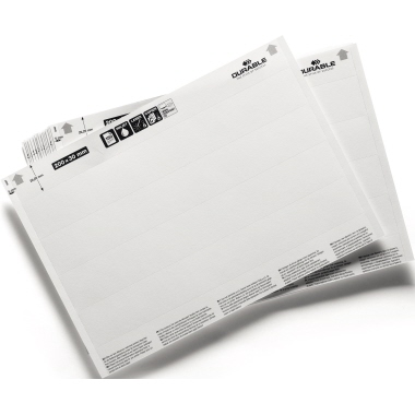 Einsteckschilderbogen DURABLE A5 8041, 80 Stück 