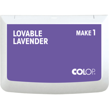 Stempelkissen COLOP® Make 1 lovable lavender 90x50mm weiß