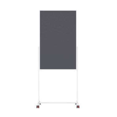 Moderationswand Magnetop. 11112101 grau Filzbespannt, 750x1200mm