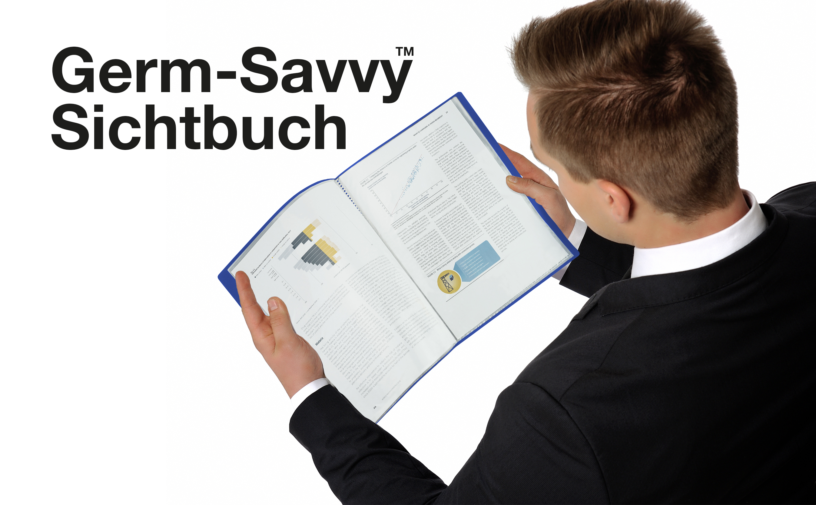 Sichtbuch Rapesco 1642 A4 10H schwarz 10 Hüllen mit antibakteriellem Schutz