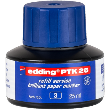 Nachfülltusche Edding PTK25 25ml blau 