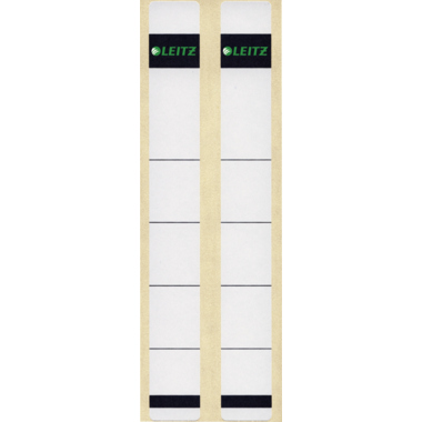 Rückenschild Leitz 1646 grau Kurz/ Extra Schmal, Selbstklebend