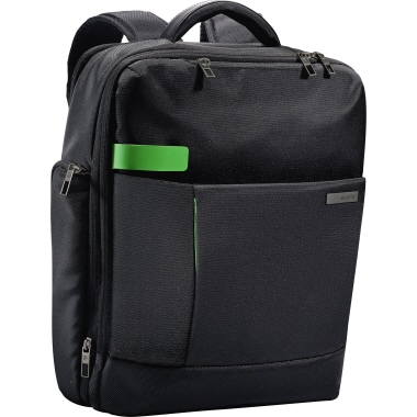 Notebooktasche Leitz Traveller 6017 schw Schwarz, M. Tragegriff, Schultergurt