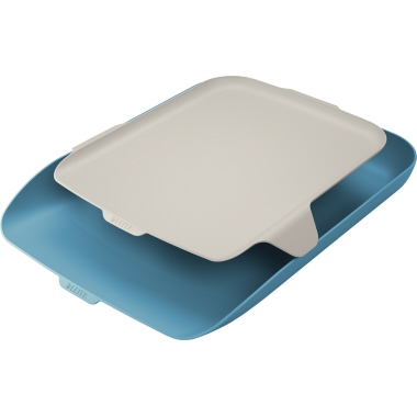 Briefkorb Leitz 5259 A4 sanft blau Cosy m. Organizer