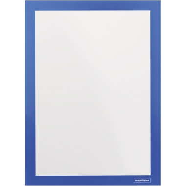 Infotasche Holtz 1131903 A4 blau selbstklebend, Magnetofix
