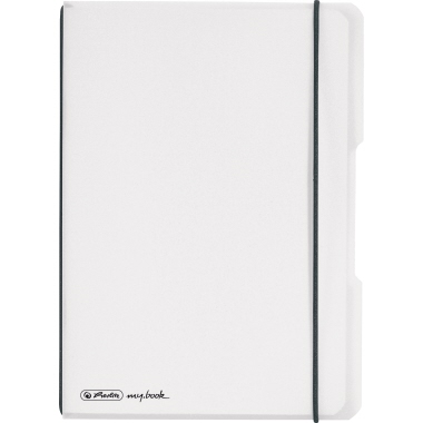 Notizheft Herlitz 11361516 A5 transp. Transparent, Kariert, 40 Blatt, My.book