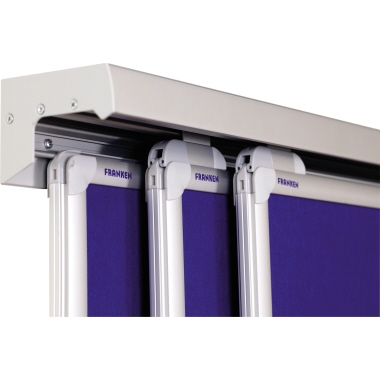 Magnetleiste Franken PSS8300 3,0m silber 3-Kanal, magnethaftend