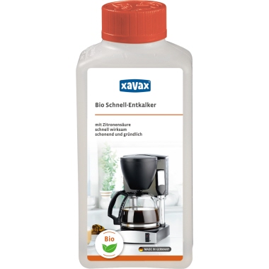 Entkalker Xavax 111737 Premium 250 ml Bio, Für Kaffee Und Espressomaschinen