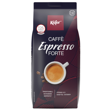 Kaffee Käfer Espresso Forte 1000g ganze Bohnen