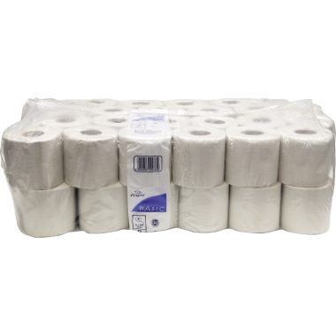 Toilettenp. 2lagig 48x250Bl rec. weiß Recycling , Basic, GROßVERPACKUNG