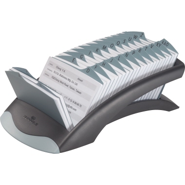 Adresskartei Durable 2412 Telindex Desk Schwarz