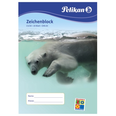 Zeichenblock Pelikan 224840 A3 20 Blatt 