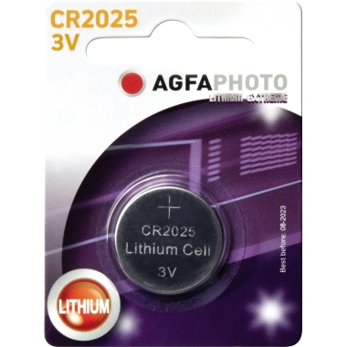Batterie Lithium Knopfzelle CR2025 3V Retail Blister (1-Pack)