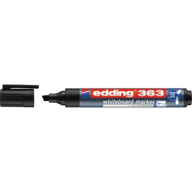 Boardmarker Edding 363 schwarz 1-5mm, Keilspitze