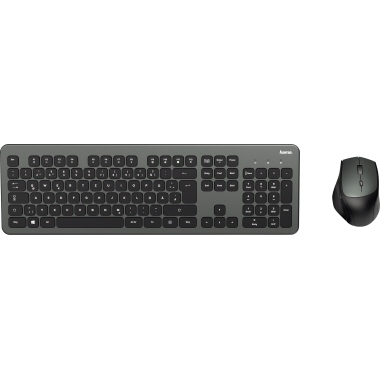 Tastatur-Maus-Kit hama KMW-700 Anthr./sw Anthrazit/schwarz