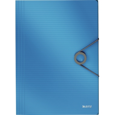 Eckspanner Leitz Solid 4563 A4 PP blau 