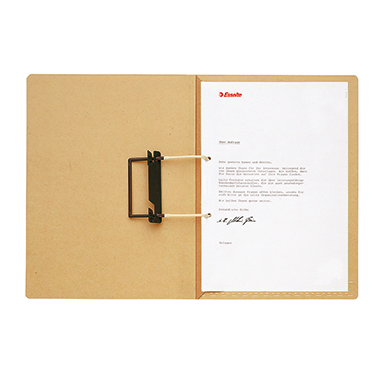 Pendelhefter Leitz 2189 braun Mit Flexofil-schlauchheftung