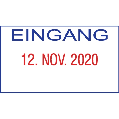 Datumstempel Colop S2160/S Eingang Einga, Mit Datum Und Rand (eckigen Ecken