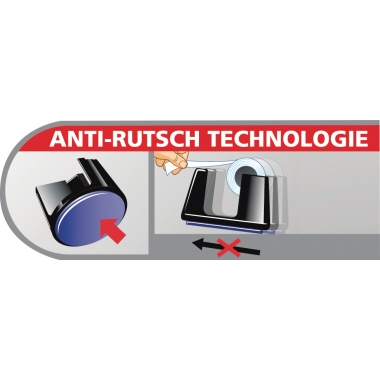 Tischabroller Tesa 53827 schwarz Easy Cut Compact 19mm x 33m