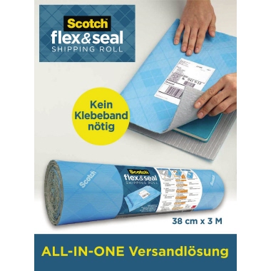 Versandrolle Scotch® Flex & Seal 38cmx3m Shipping Roll