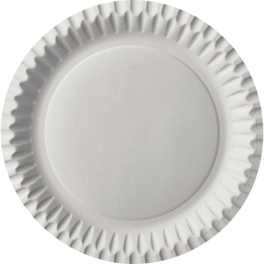 Pappteller weiß ø 23 cm 