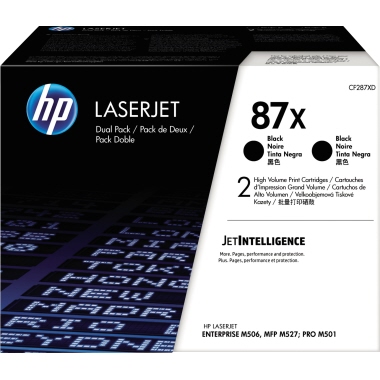 Toner 2er HP 87X CF287XD black 
