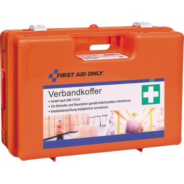 Verbandkoffer First Aid Only DIN 13157 orange
