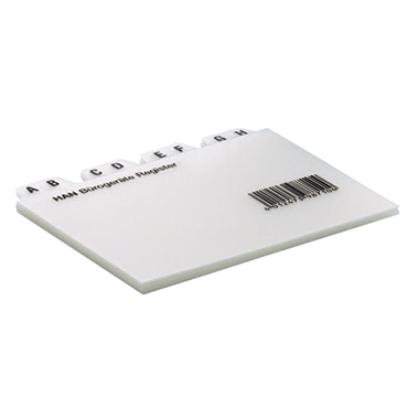 Leitregister HAN 984 PP A4 quer A-Z grau 25tlg