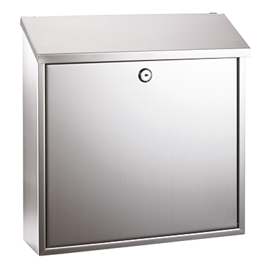 Briefkasten Alco 8603 36x36x10cm Edelstahl rostfrei