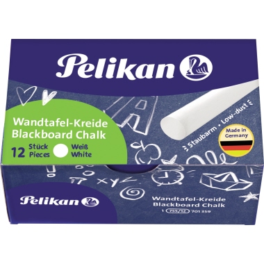 Wandtafelkreide Pelikan 755/12 weiß 