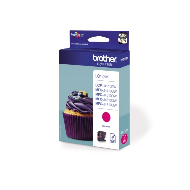 Tintenpa. BROTHER LC123 magenta 