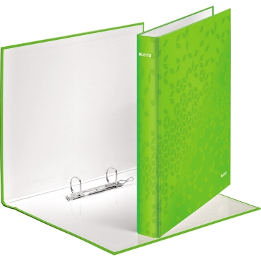 Ringbuch Leitz WOW 4241 A4 25mm grün 2 Ringe