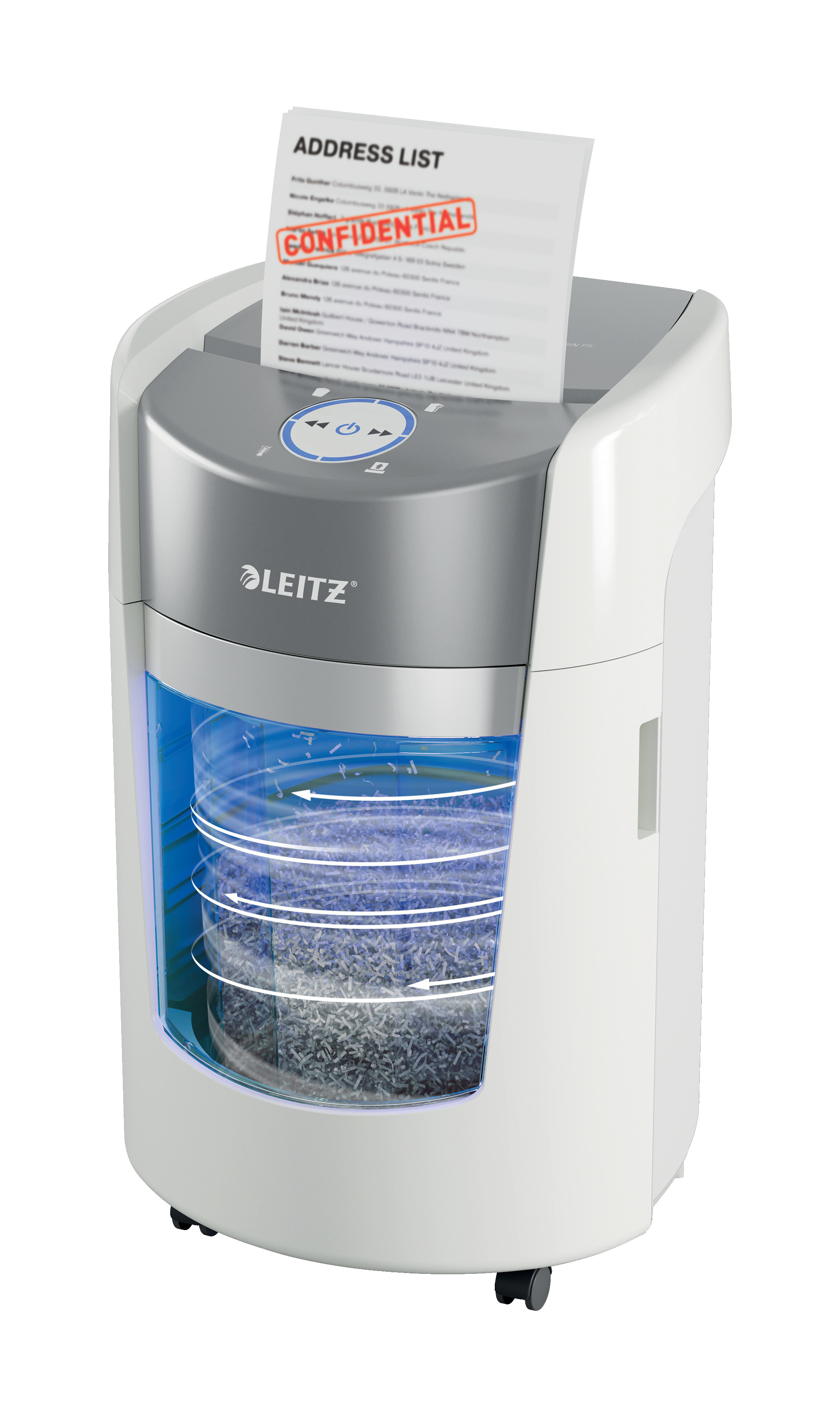 Aktenvernichter Leitz 8359-00-00 OptiMax IQ SmallOffice 350 P5EU 