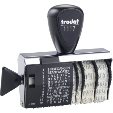 Wortbandstempel Trodat 1117 