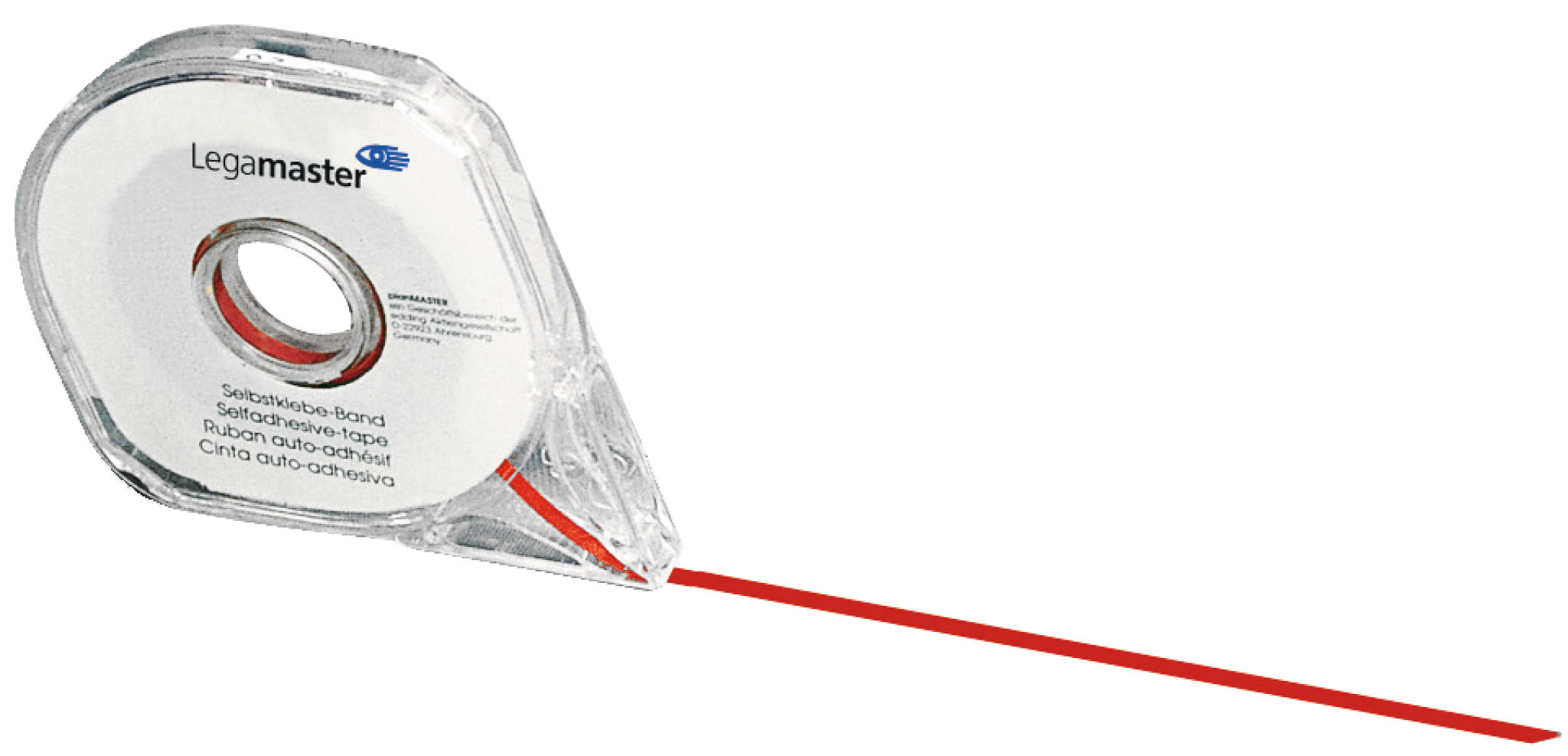 Aufteilungsband Legamaster 433202 rot 2,5mm X 16m, Selbstklebend
