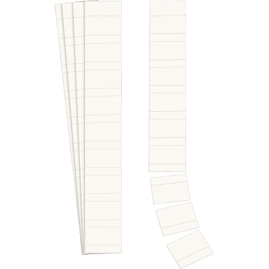 Einsteckkarten Ultradex 140408 weiß 40x32mm