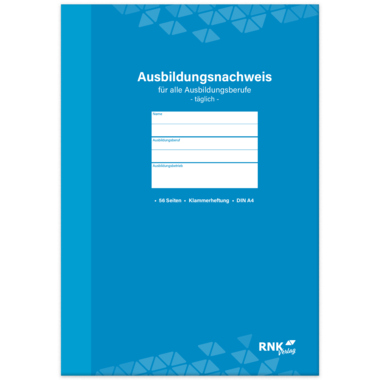 Berichtsheft RNK A4 5080 täglich 28 Bl. 