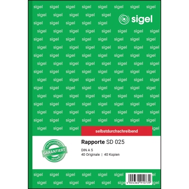 Rapport Sigel SD025 A5 SD 2x40bl.