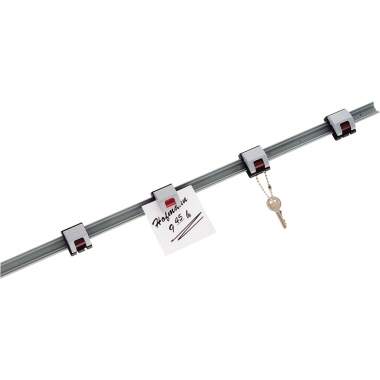 Wandleiste Maul 62431 m. Rollenclips gr Au, 4