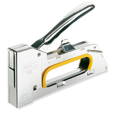 Handtacker Rapid R23E Chrom Blisterverpackung, Rückschlagfreier Betr