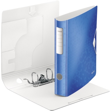 Ordner Leitz Active WOW A4 60mm blau metallic, 180° Mechanik