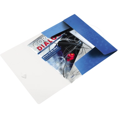 Eckspanner Leitz WOW 4599 A4 blau metallic