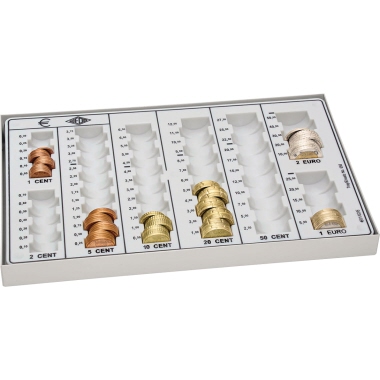 Zählbrett Wedo 160758037 lichtgrau 268x165x30 mm