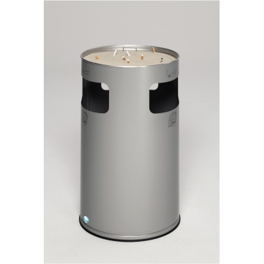 Abfallbehälter Ascher VAR H75K3064 silber