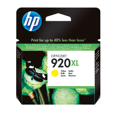Tintenpa. HP 920XL CD974AE yellow 