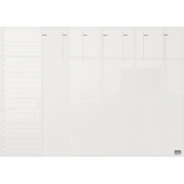 Wochenplaner Nobo 1915602 56x43cm weiß 