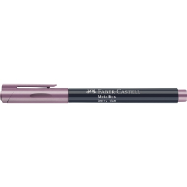 Fasermaler Castell 1607 metallic rosa berry nice, Farbe 290