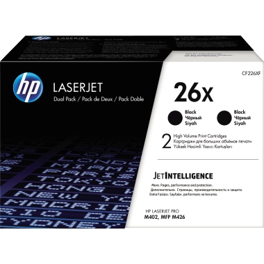 Toner 2er HP 26X CF226XD black 