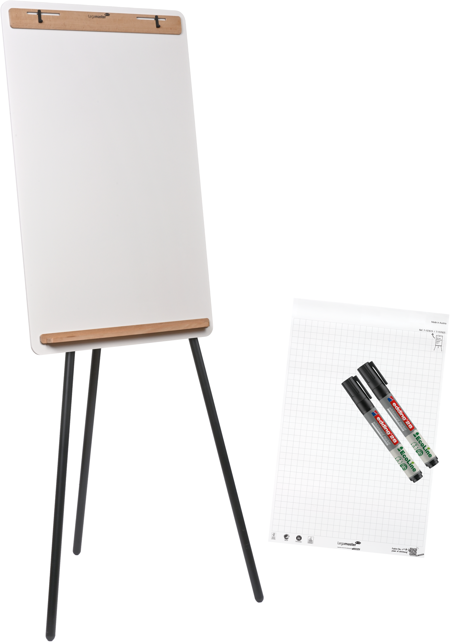 Flipchart Legamaster 153800 SKETCH Infinite Dreibein